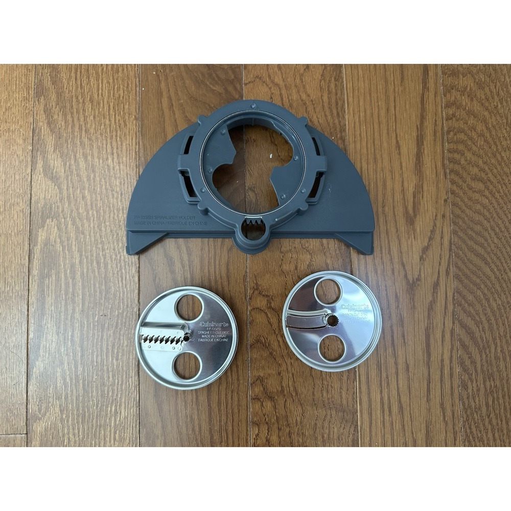 Cuisinart Food Processor FP-13 Spiralizer Disc Holder FP-13SS And Discs